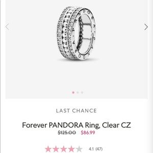 Sterling silver Pandora Ring